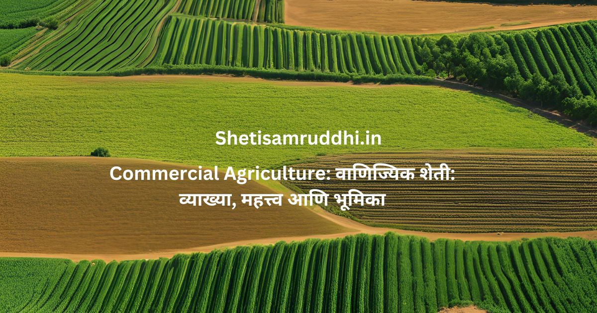 Commercial Agriculture